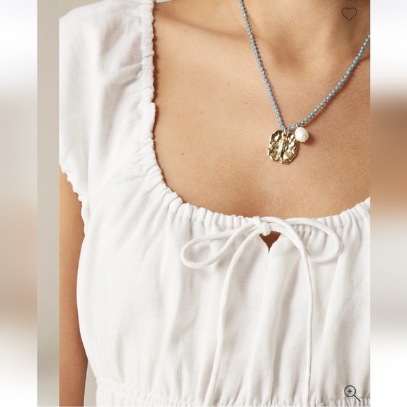 J Crew Cap Sleeve Linen Midi Dress in White - Picture 3 of 10